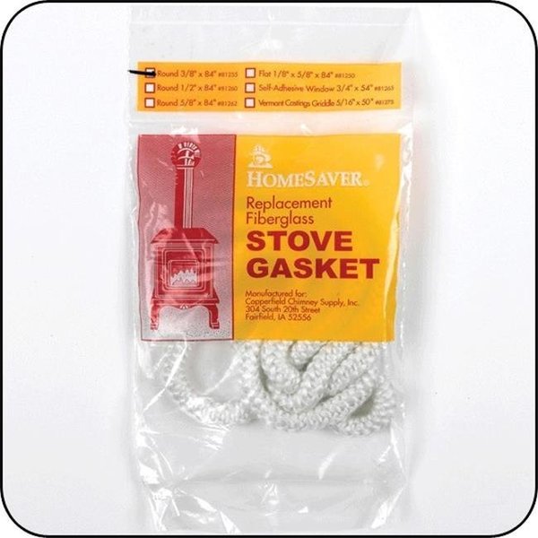 Integra Miltex A.W. Perkins Co 1091 HomeSaver White Rope Gasket 3/8 Inch  x 84 Inch 81255